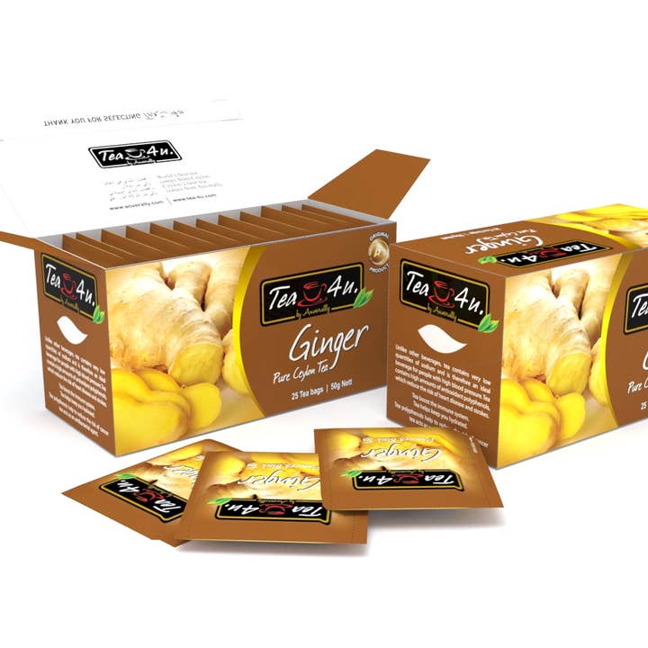 Tea4u – wholesale Tea bags – Ginger Black Tea