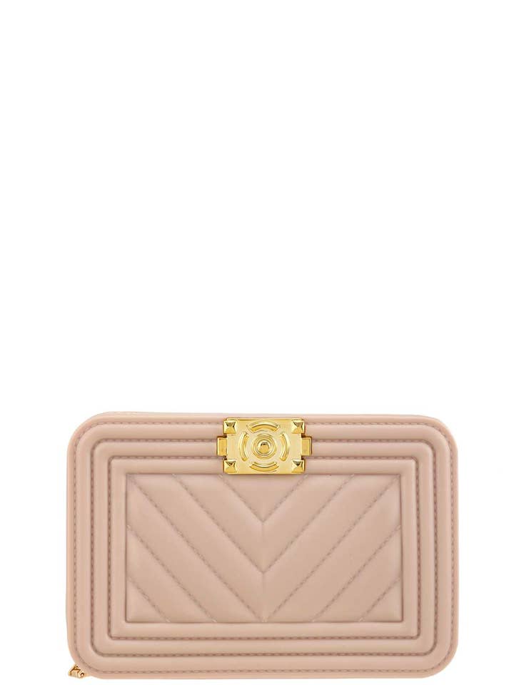 QUADRATISCHE UMHÄNGETASCHE MIT GUMMIKETTE 2247 für den Großhandel von anbfashion