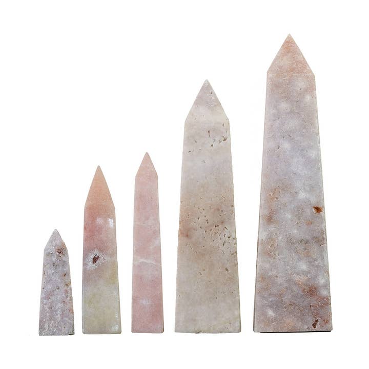 Pink Amethyst Obelisk for wholesale by Blue Ocean Traders