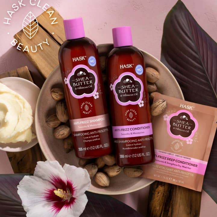 Best Beauty Group - Wholesale Hair Conditioner - HASK Shea Butter And Hibiscus Oil Antifrizz Deep Conditioner