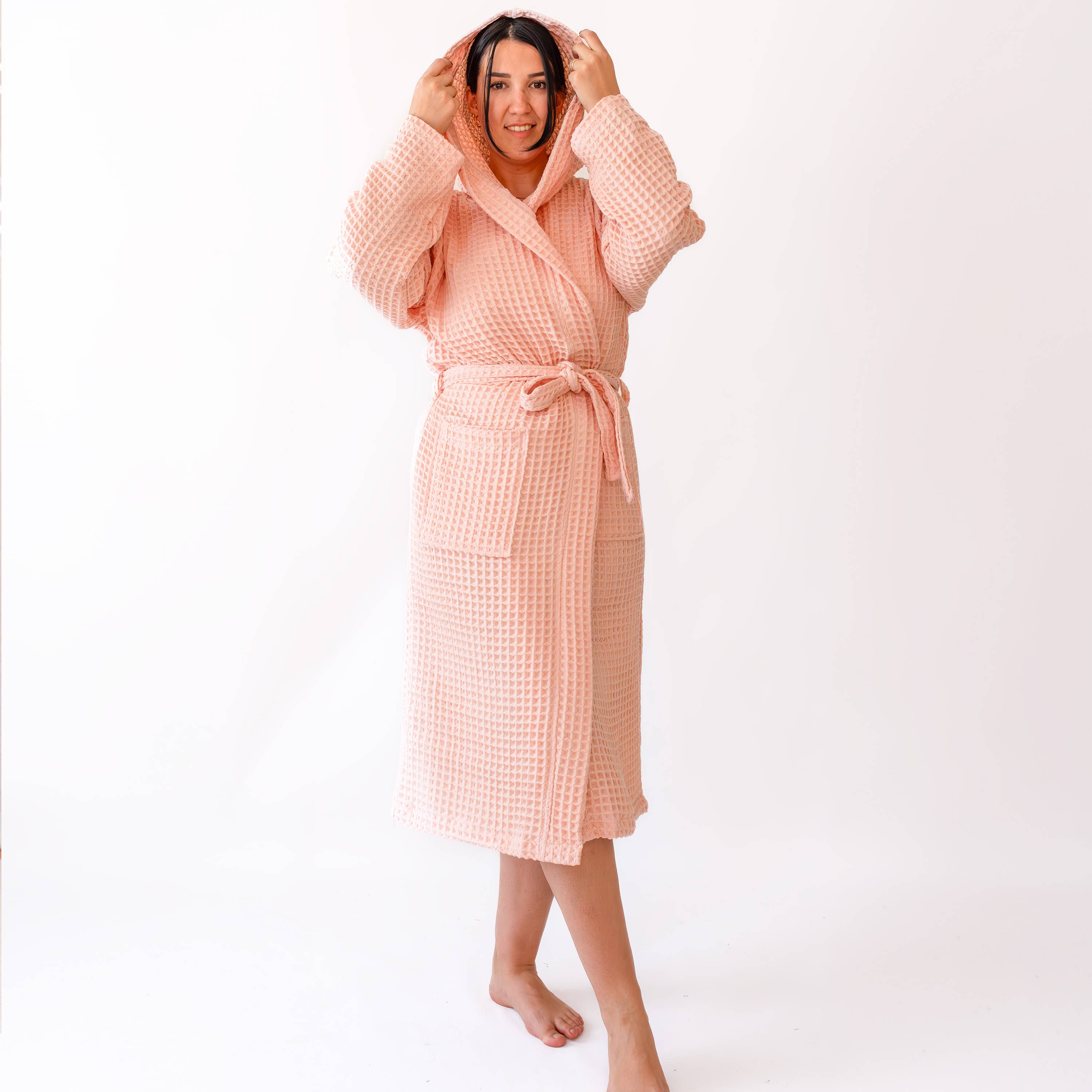 Vivamaison – Engroshandel Morgenkåbe - Unisex – Premium Vaflet Bomuld Badekåbe, Unisex Spa Komfort150