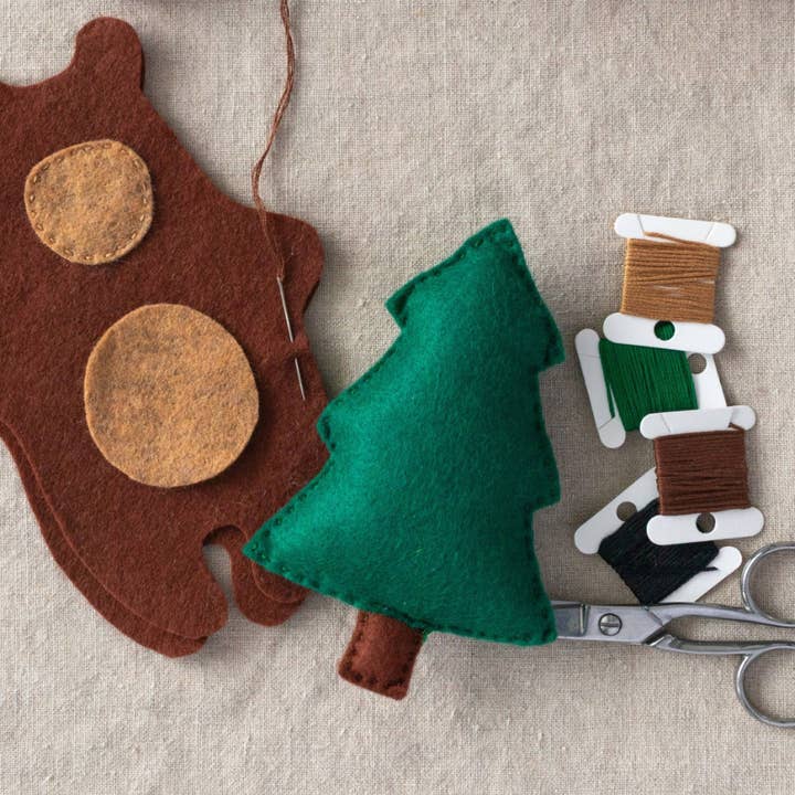 Mimihali - Wholesale Craft Sewing Kit - BEAR and TREE felt sewing kit for kids3