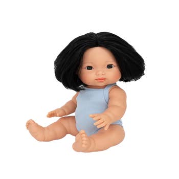 16 pouces poupée bébé corps entier renaissance cheveux peints bébé garçon  jouet