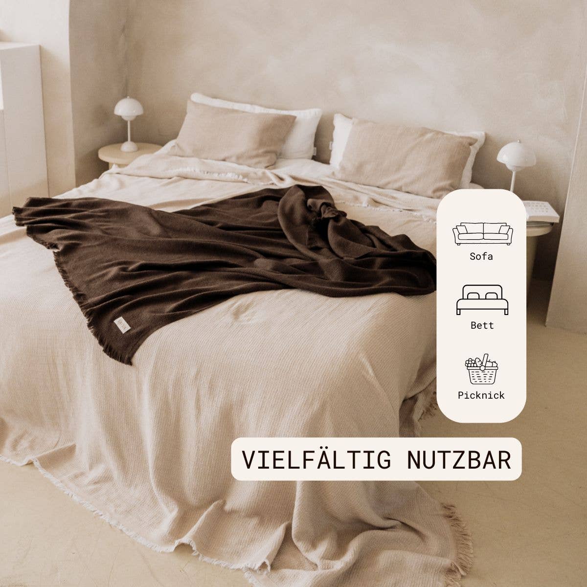 VAYVA - Vente Plaids - Couverture très douce | Plaid en bambou et coton pour le canapé8