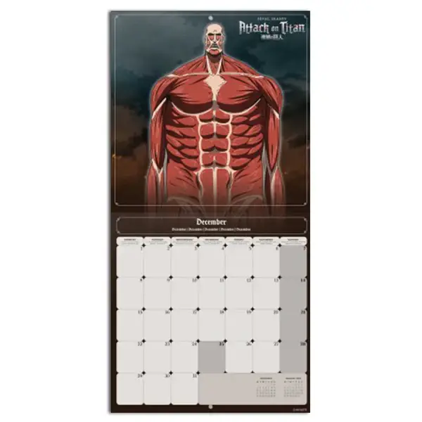 Close Up GmbH - Wholesale Calendar - Attack on Titan Calendar 20254