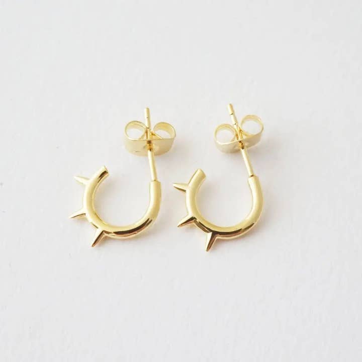 Honeycat Jewelry - Wholesale Hoop Earrings - Spike Hoops3
