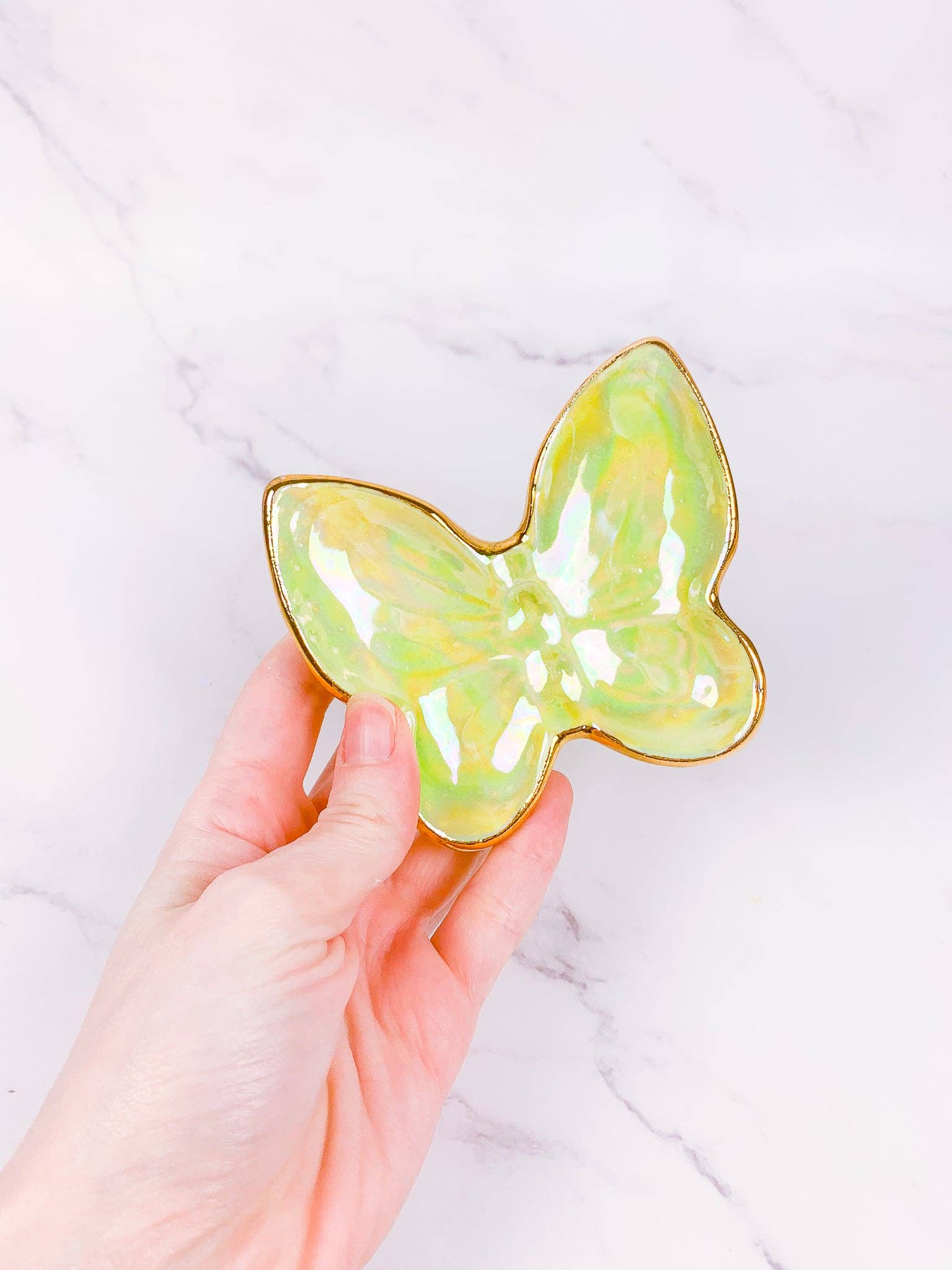 Peachpot Ceramics – wholesale Jewellery dish – Porcelain Butterfly Dishes6