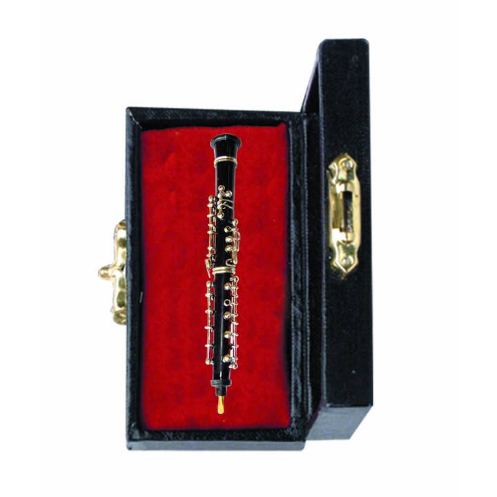 Oboe Miniature with Case for wholesale by Broadway Gifts Co