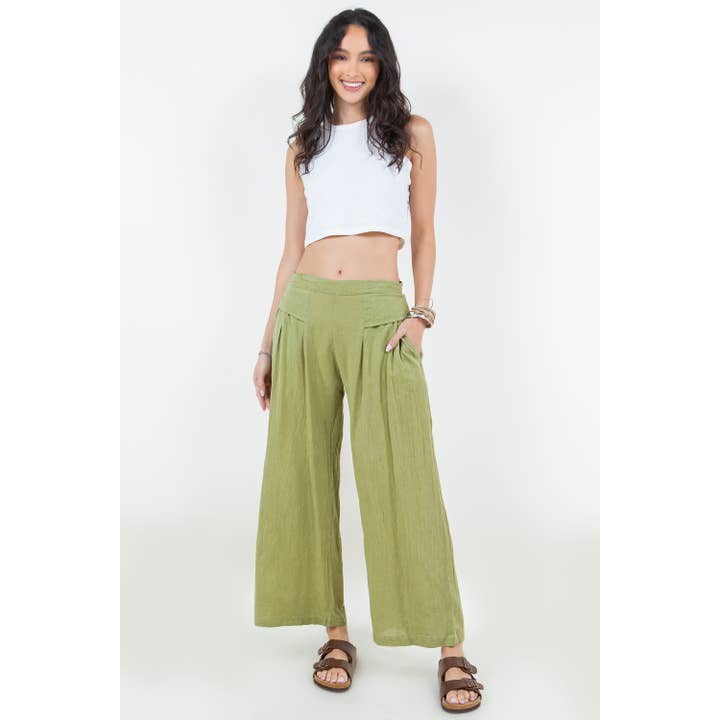 Pantalon plissé à jambes larges pour la vente par Avatar Imports LLC