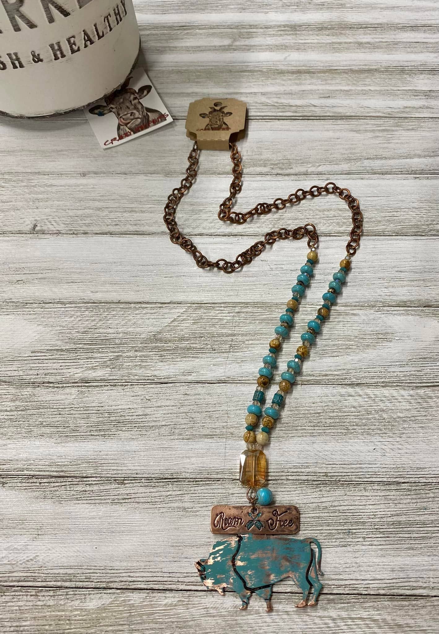 Crazy Heifers Wholesale - Wholesale Pendant/Charm Necklace - Roam Necklace