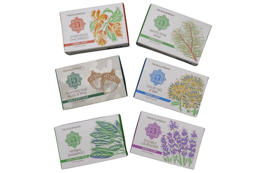 Four Elements Organic Herbals - Wholesale Bar Soap - Look, No X Ma! Soap - 3.8 oz5