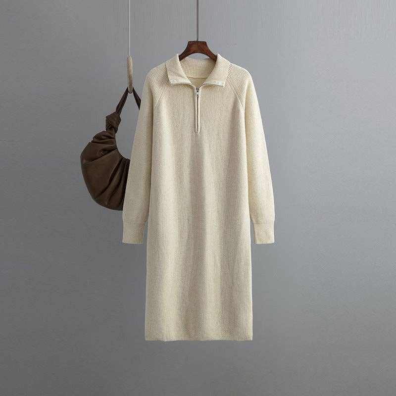 Marayn - Wholesale Dress - Women's - Knit Midi Dress Chic Cozy Effortless Fall Style4