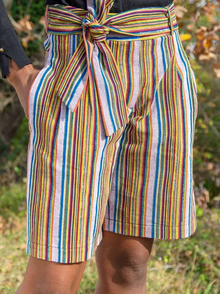 Zota vävda bomull Bermuda shorts för wholesale av Kalyca