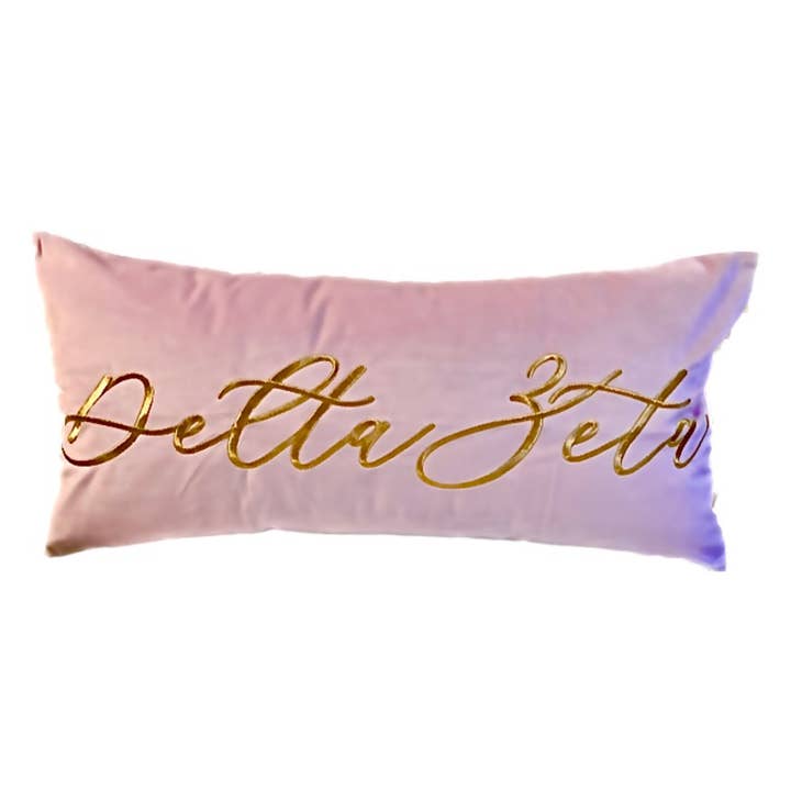 Over The Moon Greek - Wholesale Lumbar Pillow - Sorority VINTAGE VEGAS Embroidered Lumbar Pillow9