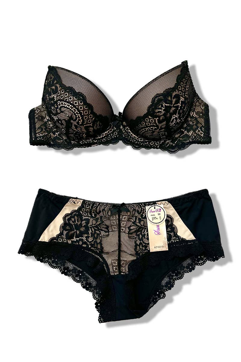 Belle Com'Elle - Vente Ensemble de lingerie – femme - Ensemble Soutien-gorge + Culotte Bonnet C / AZ160199