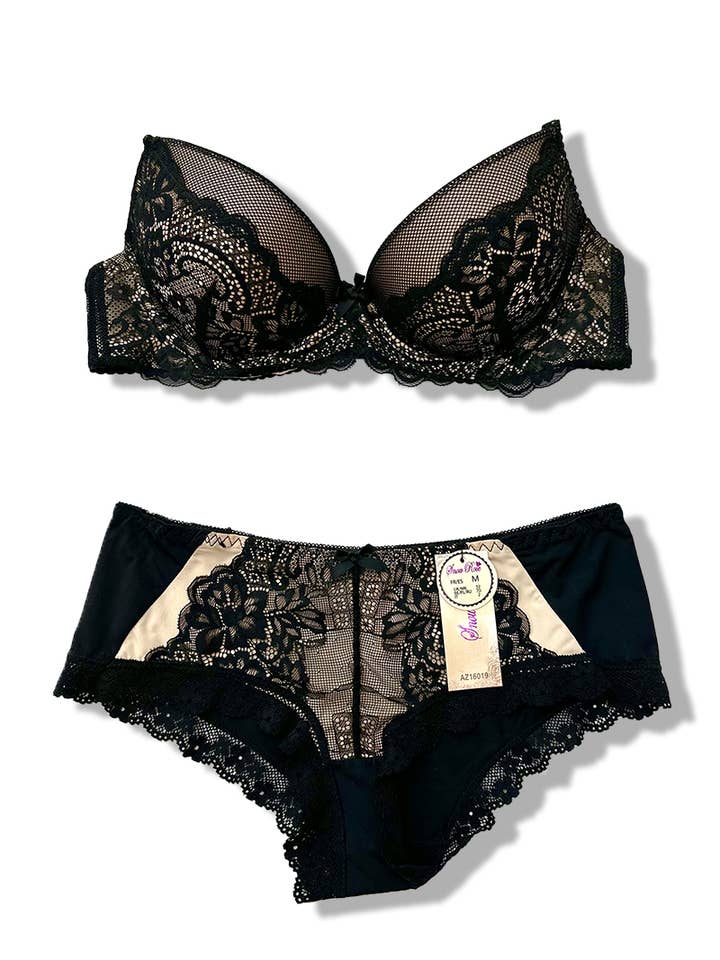 Belle Com'Elle - Wholesale Lingerie Set – women's - C Cup Bra + Panty Set/AZ160199