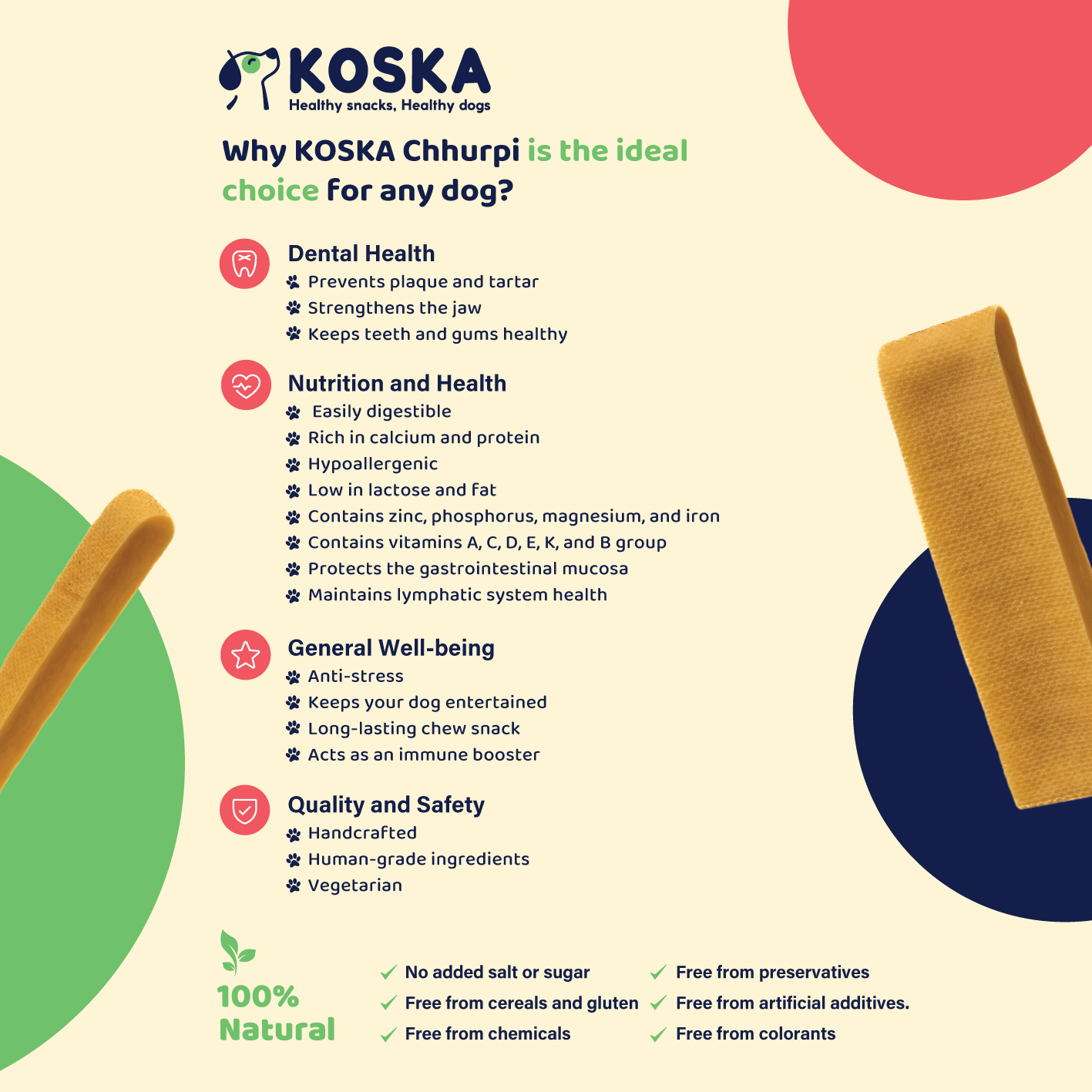 KOSKA - Vente Friandises – chien - Barre KOSKA (XS) pour chiens < 10 kg6