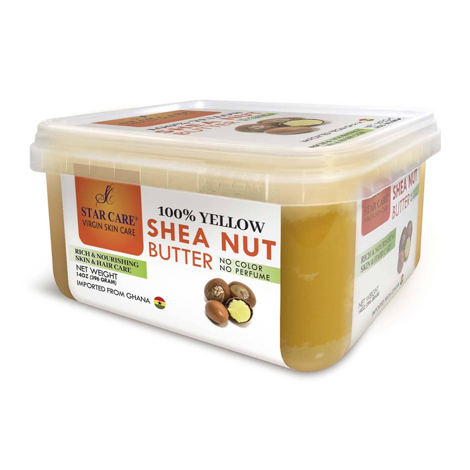 KT Supply – wholesale Hair oil – Star Care 100 Virgin Shea Nut Butter Yellow,14 oz0