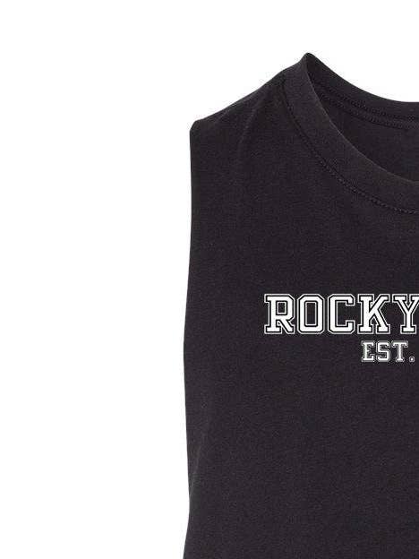 Racerback Crop Tank - Black for wholesale by RockyGains