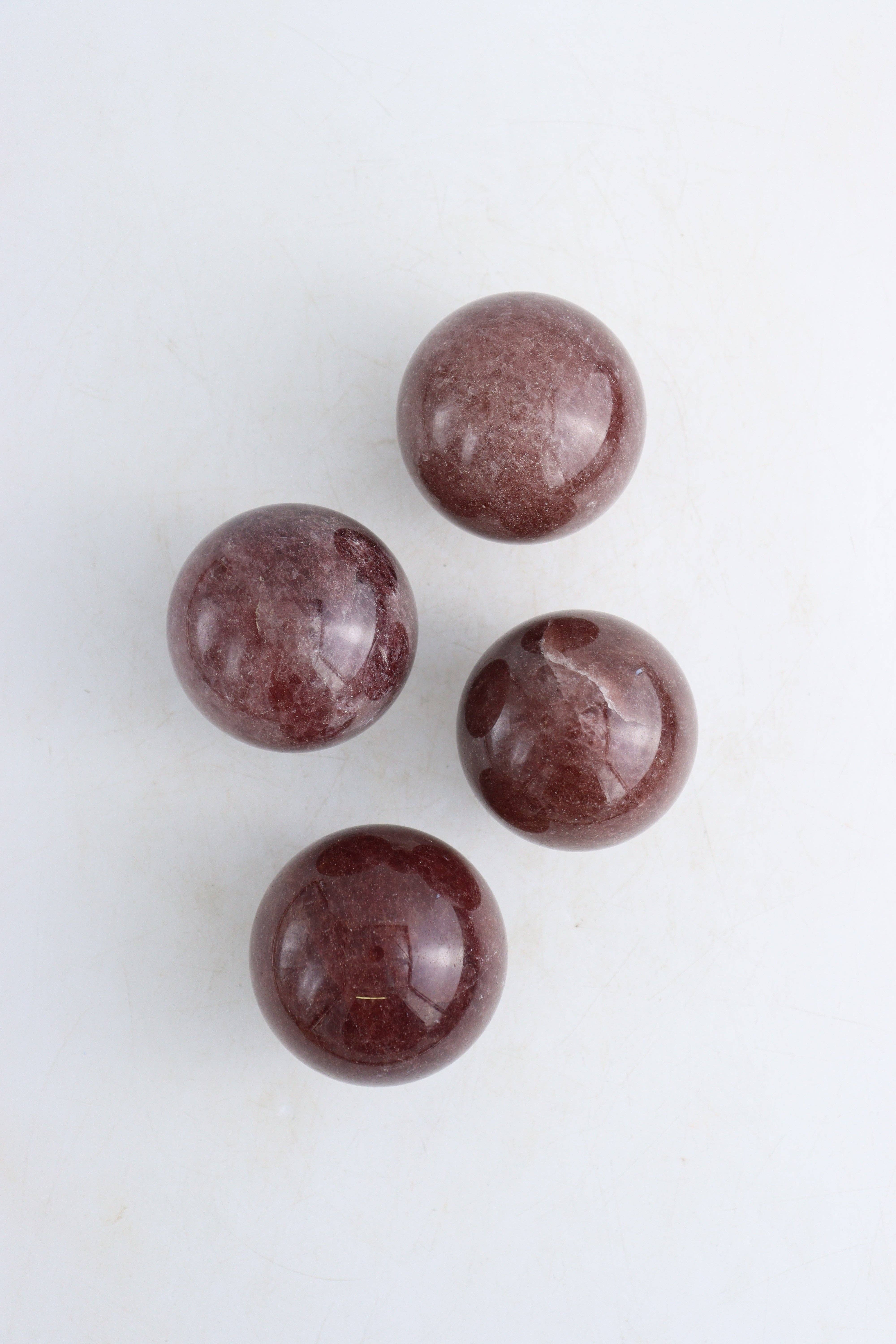 Mi Esperanza Minerals - Wholesale Spiritual Stone/Crystal - Strawberry Quartz Spheres0