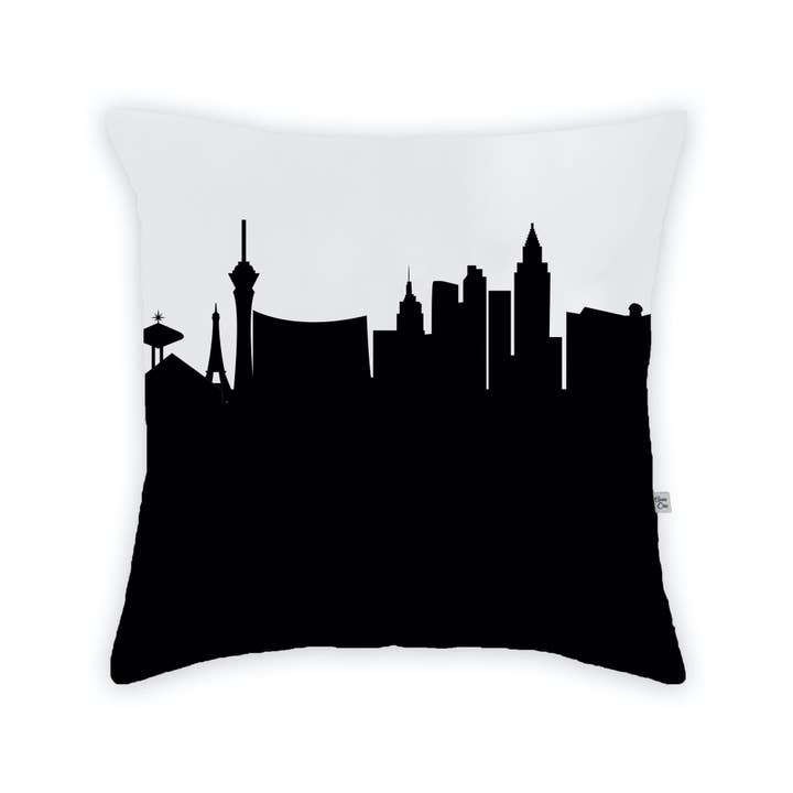 Las Vegas NV Skyline Large Throw Pillow for wholesale by Anne Cate
