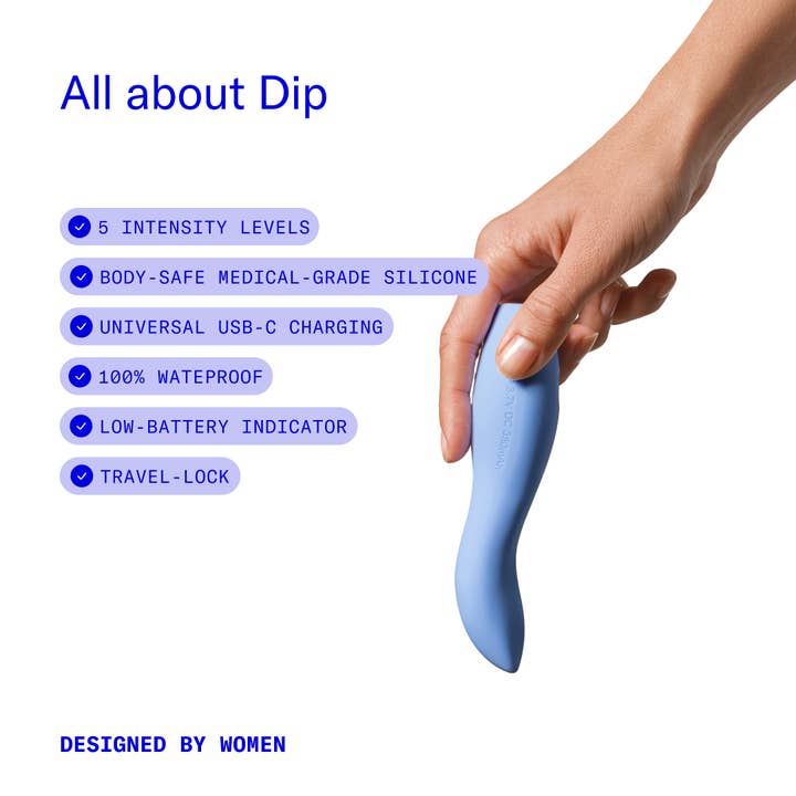 Dame Products - Wholesale Sex Toy - Dip, Versatile Classic Vibrator