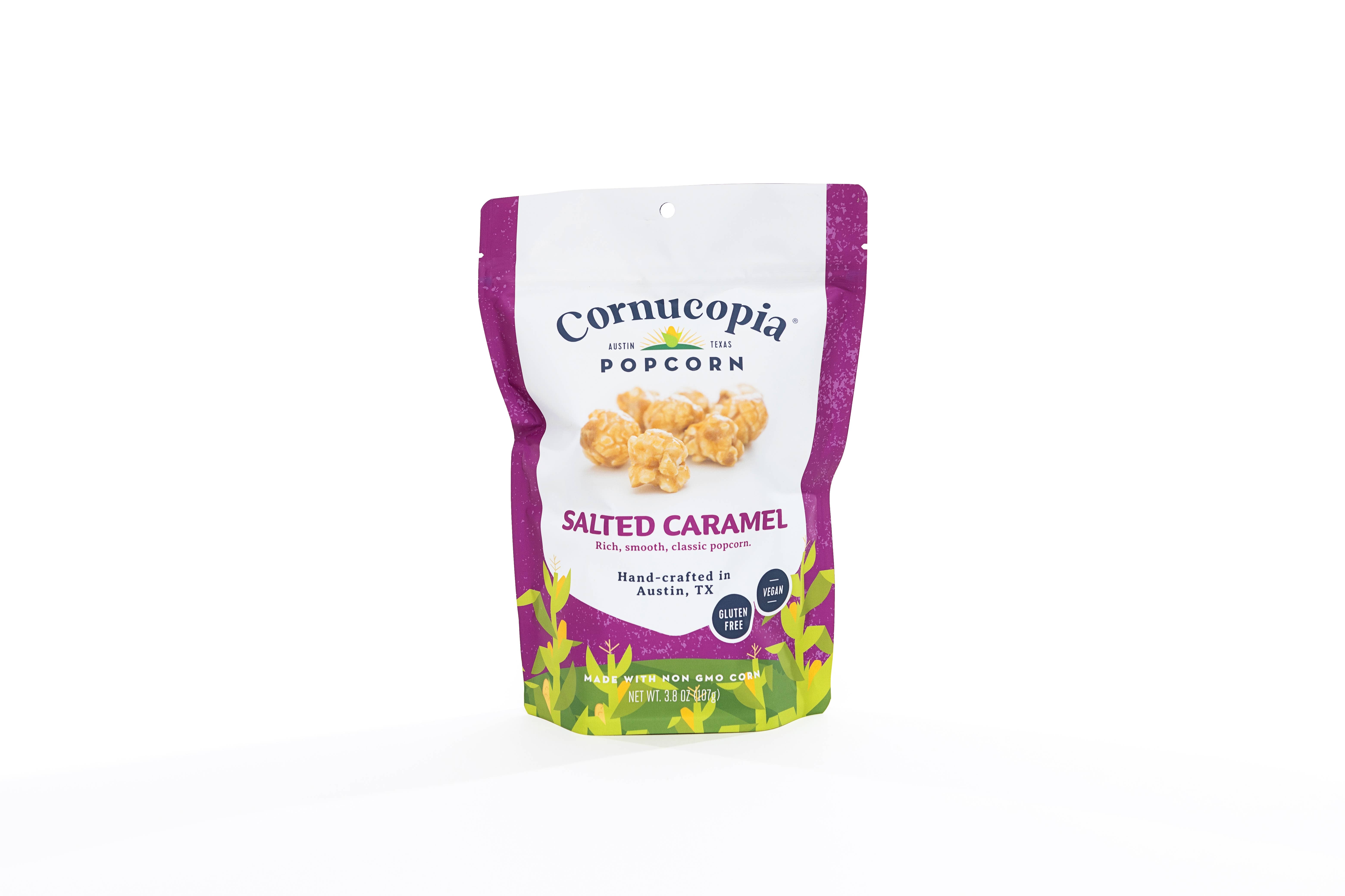 Cornucopia Popcorn - Wholesale Popcorn - Caramel Popcorn- Signature Bag (V, GF)