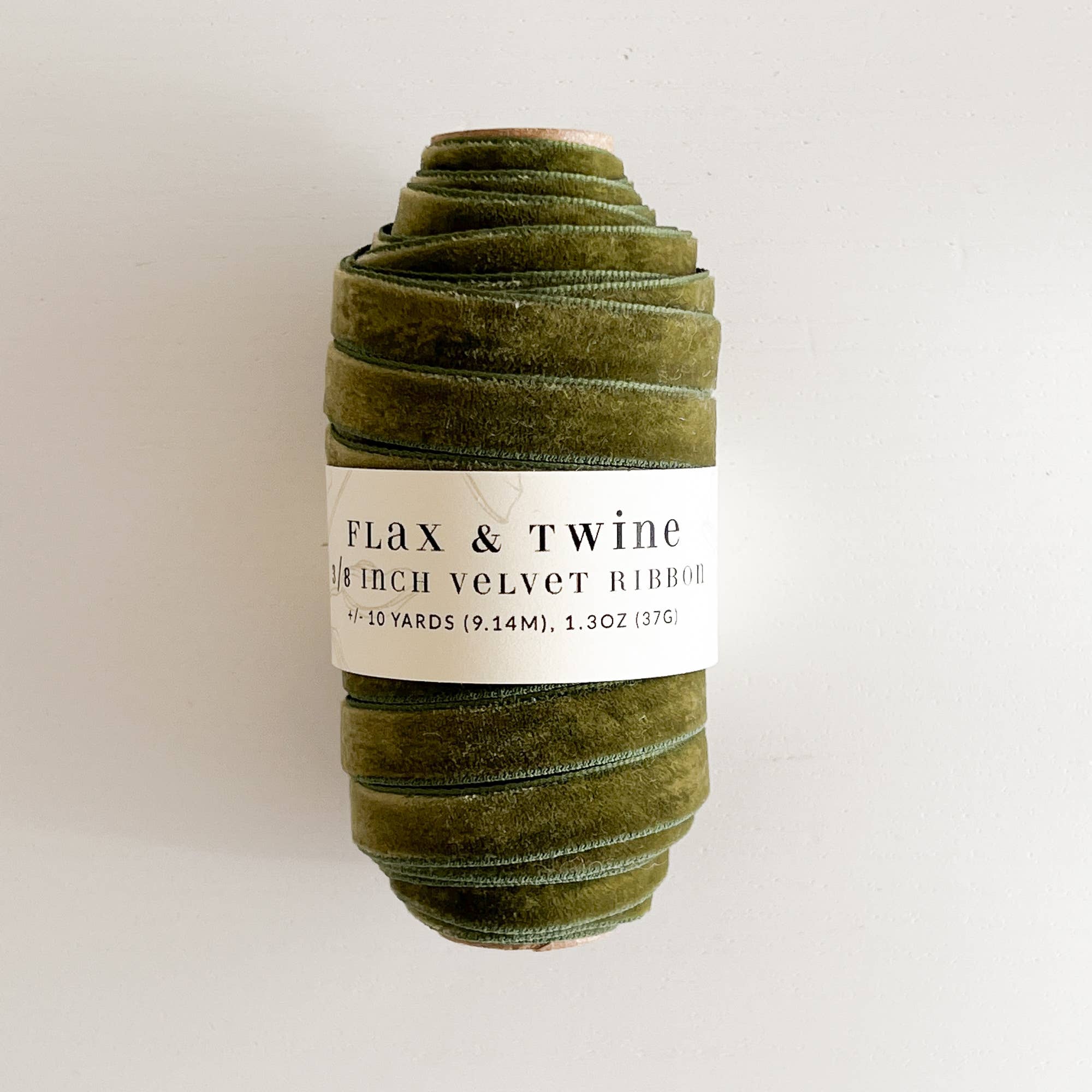 Flax & Twine - Wholesale Ribbon - Gift Wrapping - Flax & Twine 3/8" Velvet Ribbon - 10 Yards7