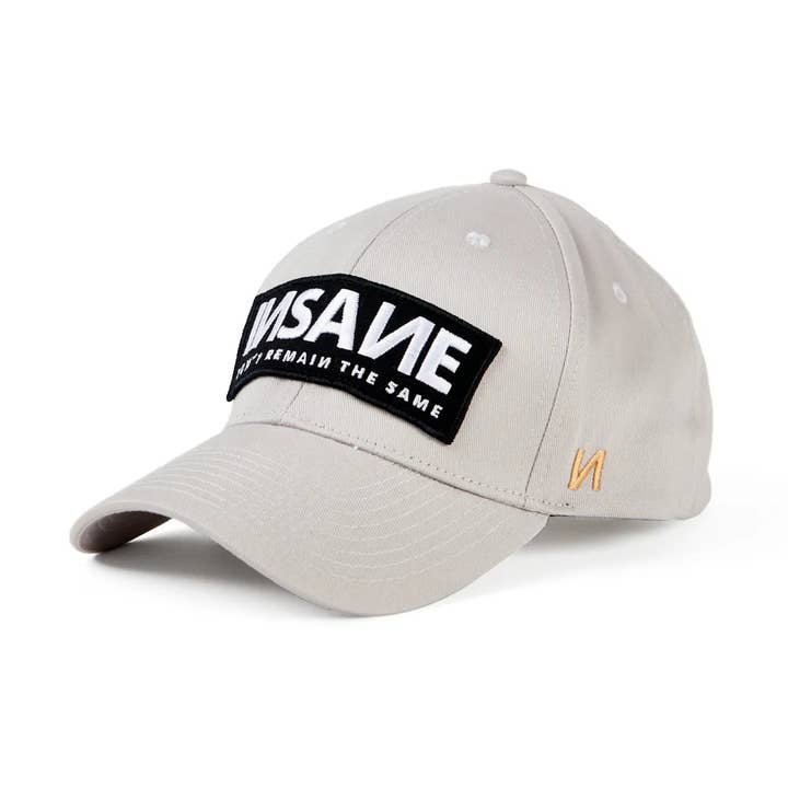 GORRA INSANE BASEBALL LIGHT GREY & PATCH para venta al por mayor de INSANE