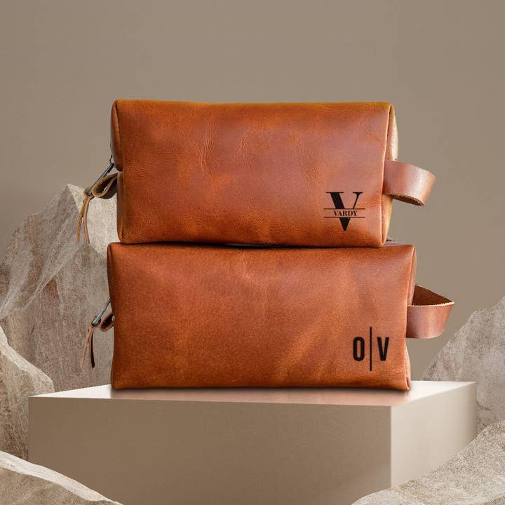 VELLAIRE - Wholesale Toiletry Bag - Men's - Mens Leather Toiletry Bag | DB25