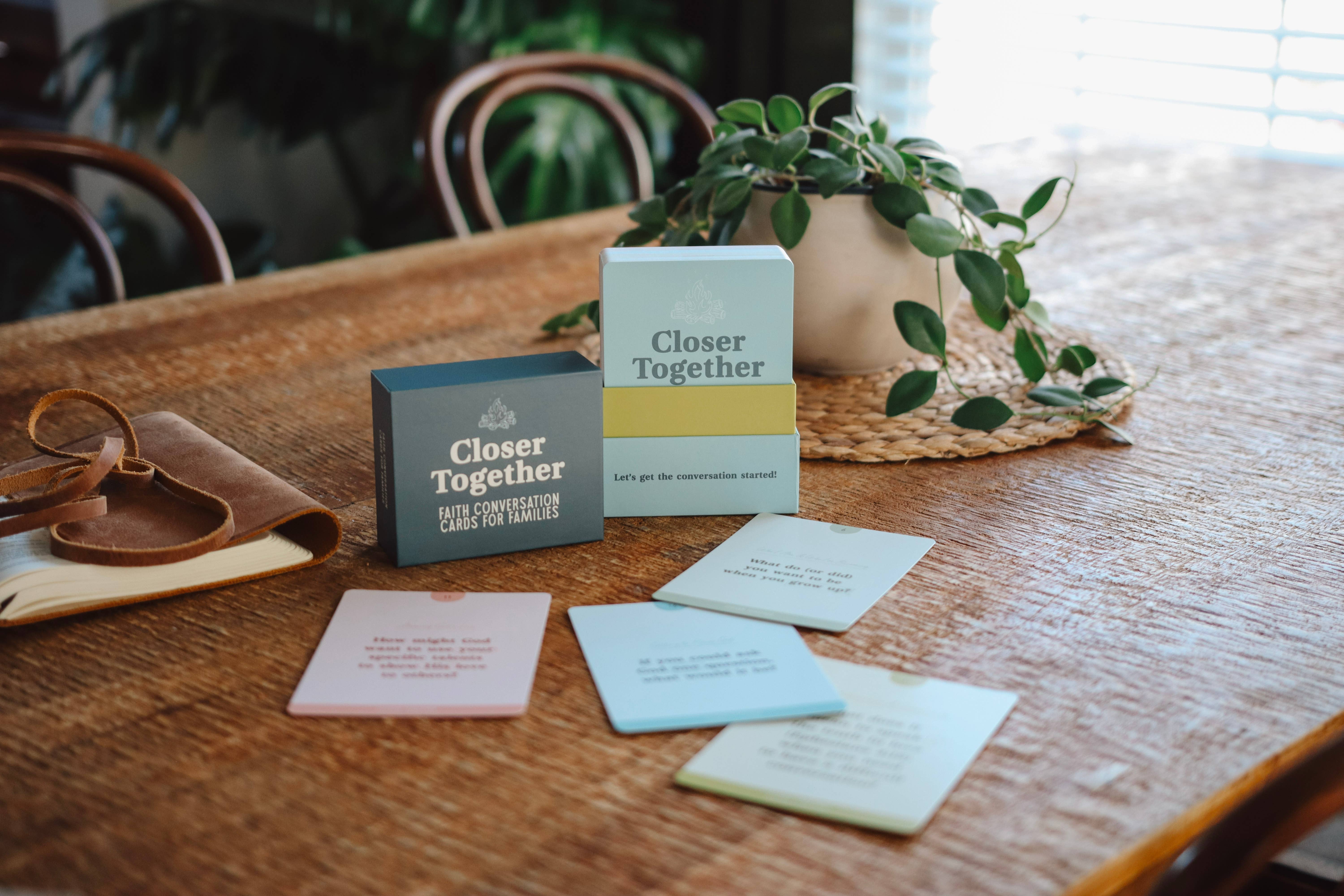Truth and Light - Wholesale Stationery/Notecard Set - Closer Together: Christian Family Conversation Cards3