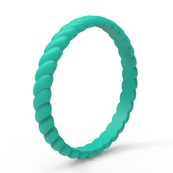 Women's Beveled Collection - Emerald for wholesale by Relaxed Rings