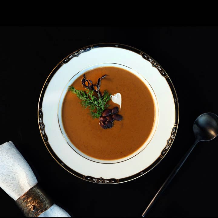 18 Chestnuts Soups - Wholesale Soup - Black Bean & Kale Soup 32 oz Plant Based & Gluten Free1