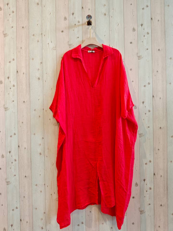 Linen & More - Wholesale Kaftan - Women's - REF 9036 KAFTAN PLAIN LINEN 100%