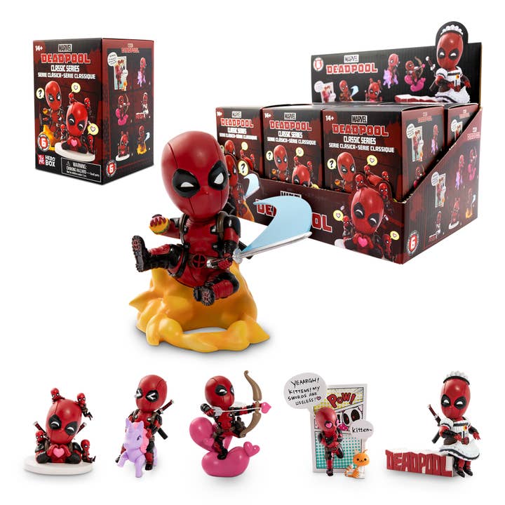 Marvel Deadpool Classic Series Hero Box - Blind Box CDU for wholesale by Toys Matter Inc.