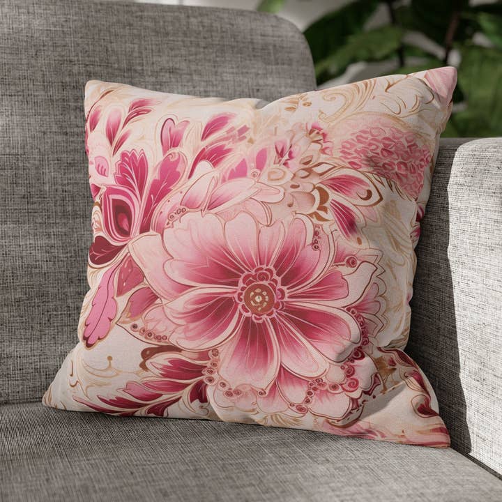 Batik Style Berry Pillow Cover Livingroom Decor Sofa Throw for wholesale by MIDWESTICA