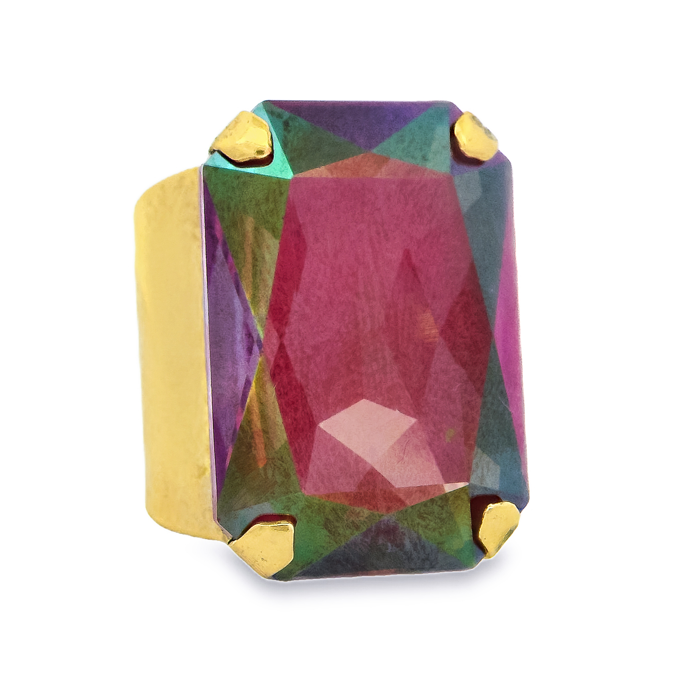 TOVA - Wholesale Cocktail/Statement Ring - Mini Soleil Ring in Orchid Ignite1