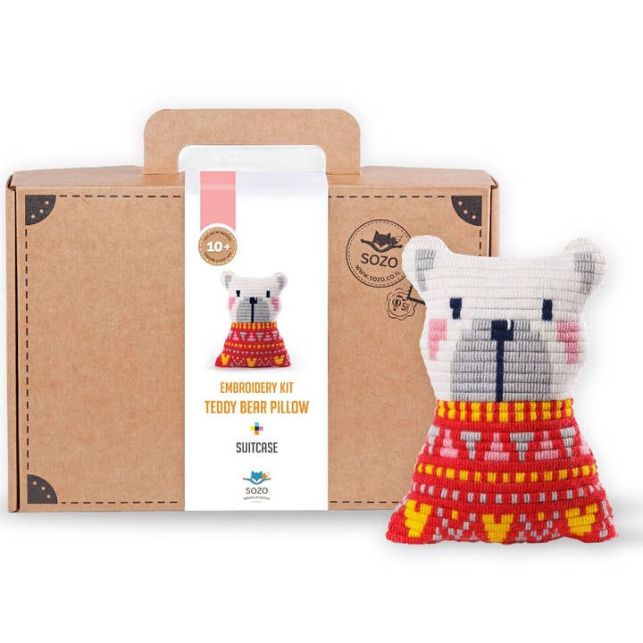 SOZO DIY – wholesale DIY craft kit – SOZO DIY - Polar Bear Pillow Kit1