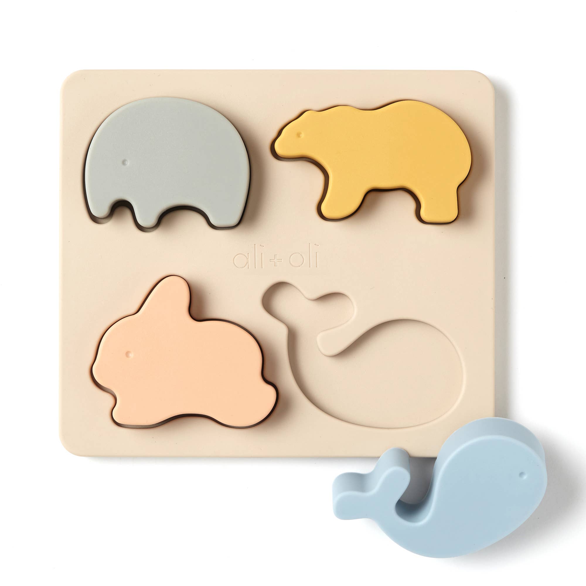 Ali+Oli - Wholesale Puzzle - Kids - Baby Soft Silicone Mini-Animal Puzzle (4pc) Toys for Toddler8