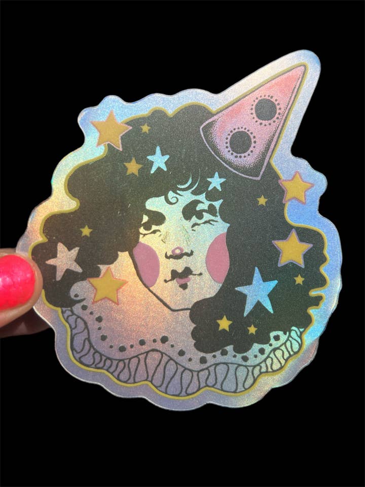 Pegatina Glam Clown de 3 pulgadas para venta al por mayor de Astral Weekend