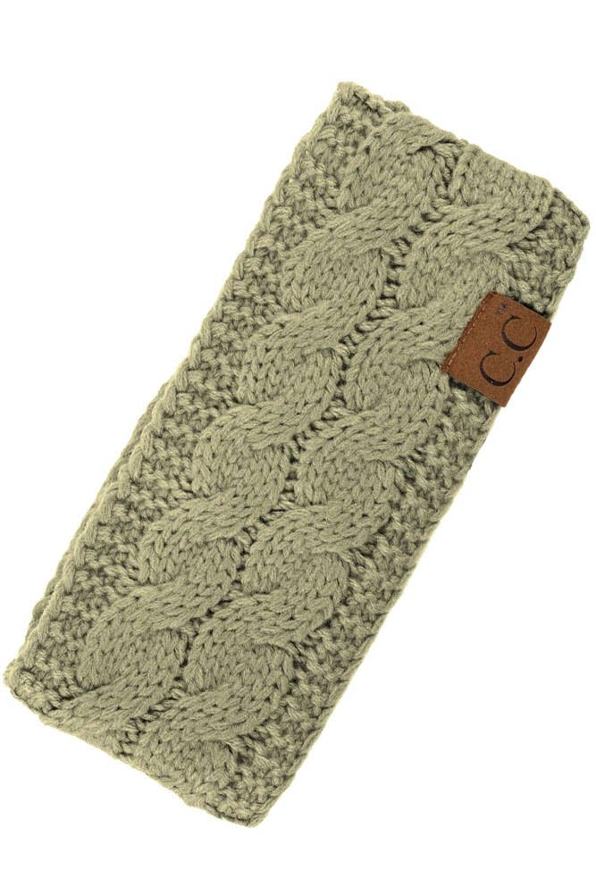 Hana - Wholesale Fashion Headband - Women's - C.C Cable Knit Solid Headband38