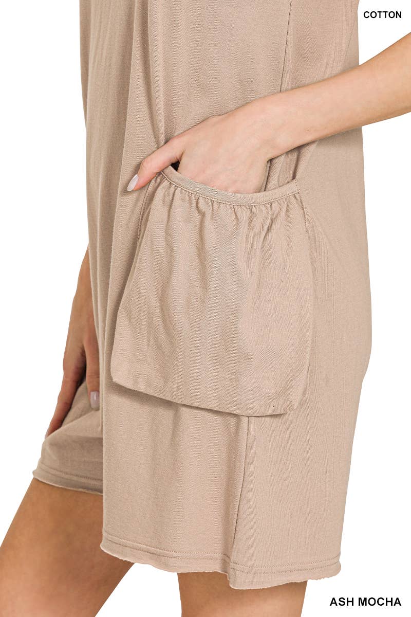 42POPS - Wholesale Romper - Women's - `.Spaghetti Strap Pocketed Romper w/ Pockets3