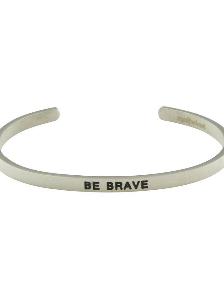 Pulseira de mantra de aço inoxidável, seja corajoso por atacado de Culture Spot