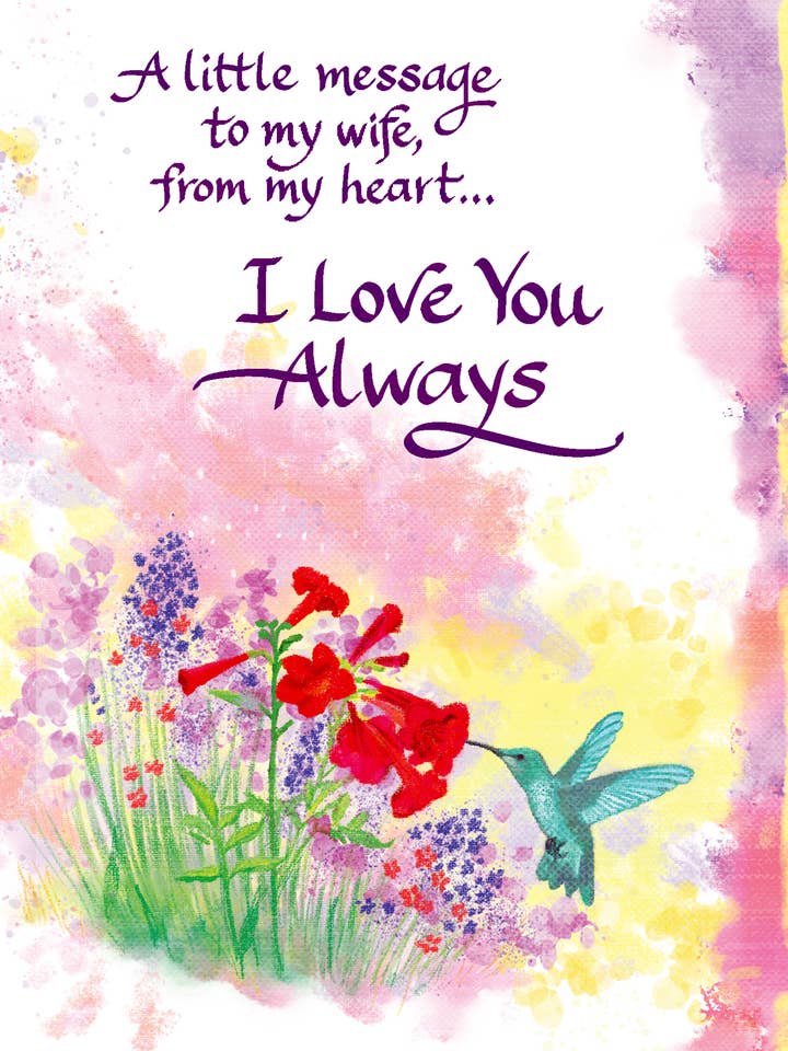 UMA PEQUENA MENSAGEM PARA A MINHA MULHER CNB560 por atacado de Blue Mountain Arts