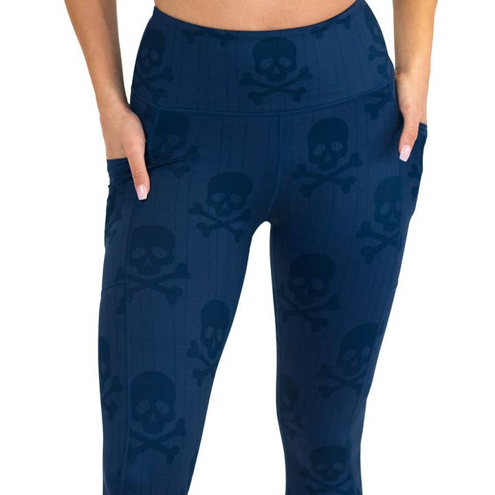 Crossbones Leggings for wholesale by Constantly Varied Gear