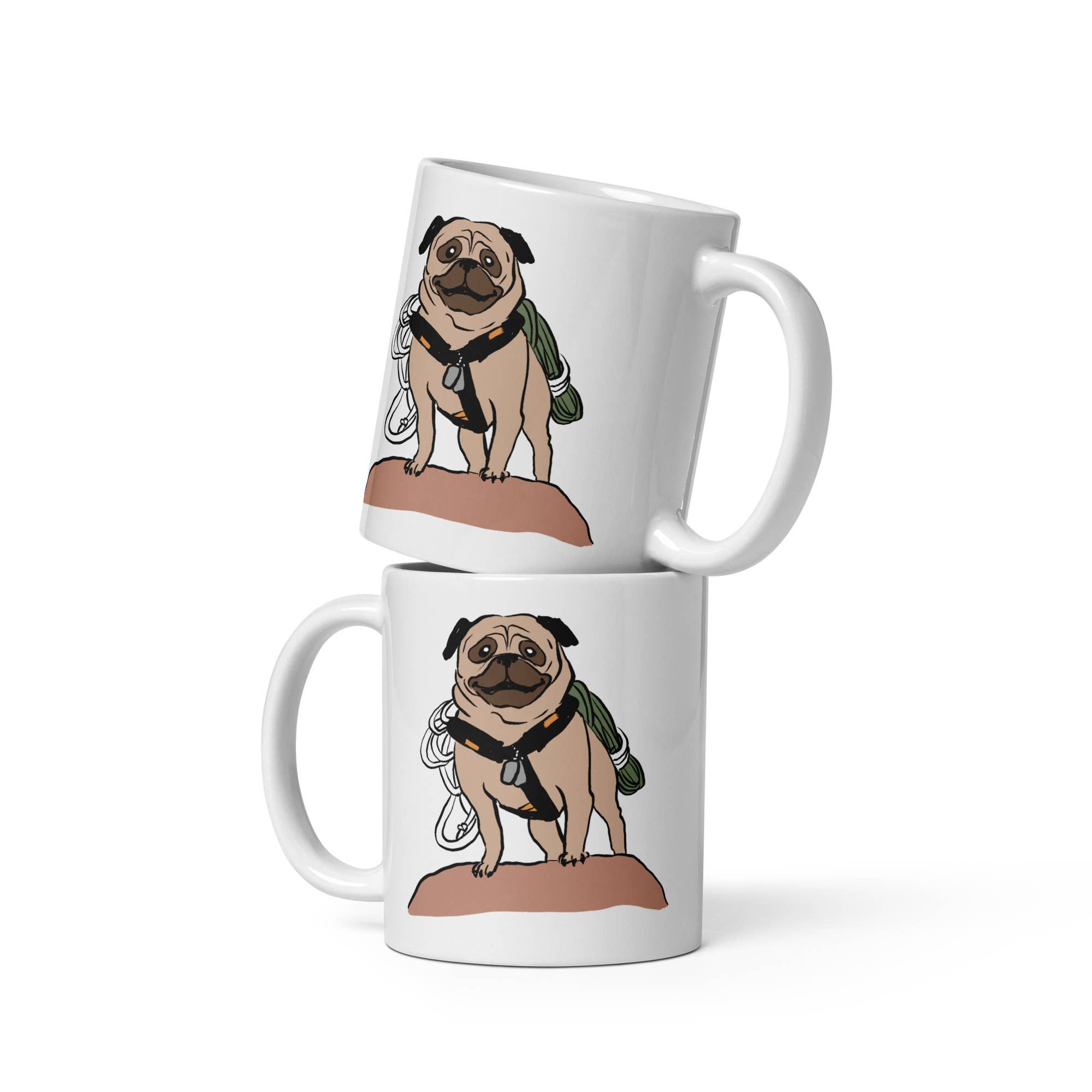 Club No-Kill 2027 Coffee Mugs - Wholesale Coffee Mug - Vinny the Pug Coffee Mugs                     3