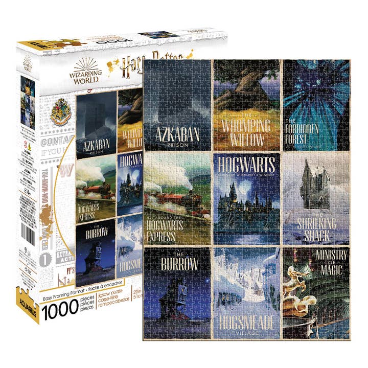Harry Potter - Puzzle 1000 pièces Posters de voyage pour la vente par William Valentine Collection