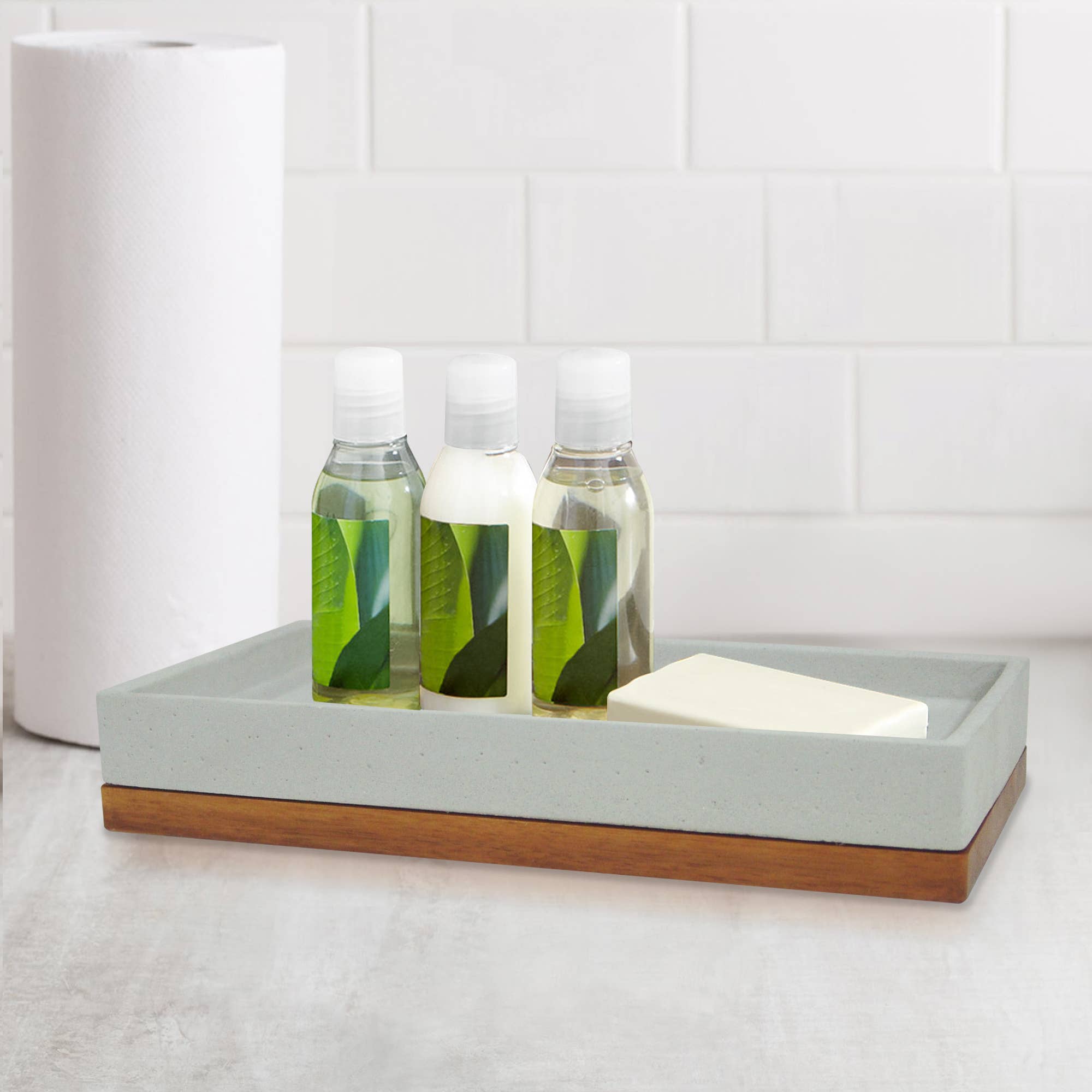 nu steel - Vendita all'ingrosso Vassoi decorativi - Vassoio di cortesia in cemento2