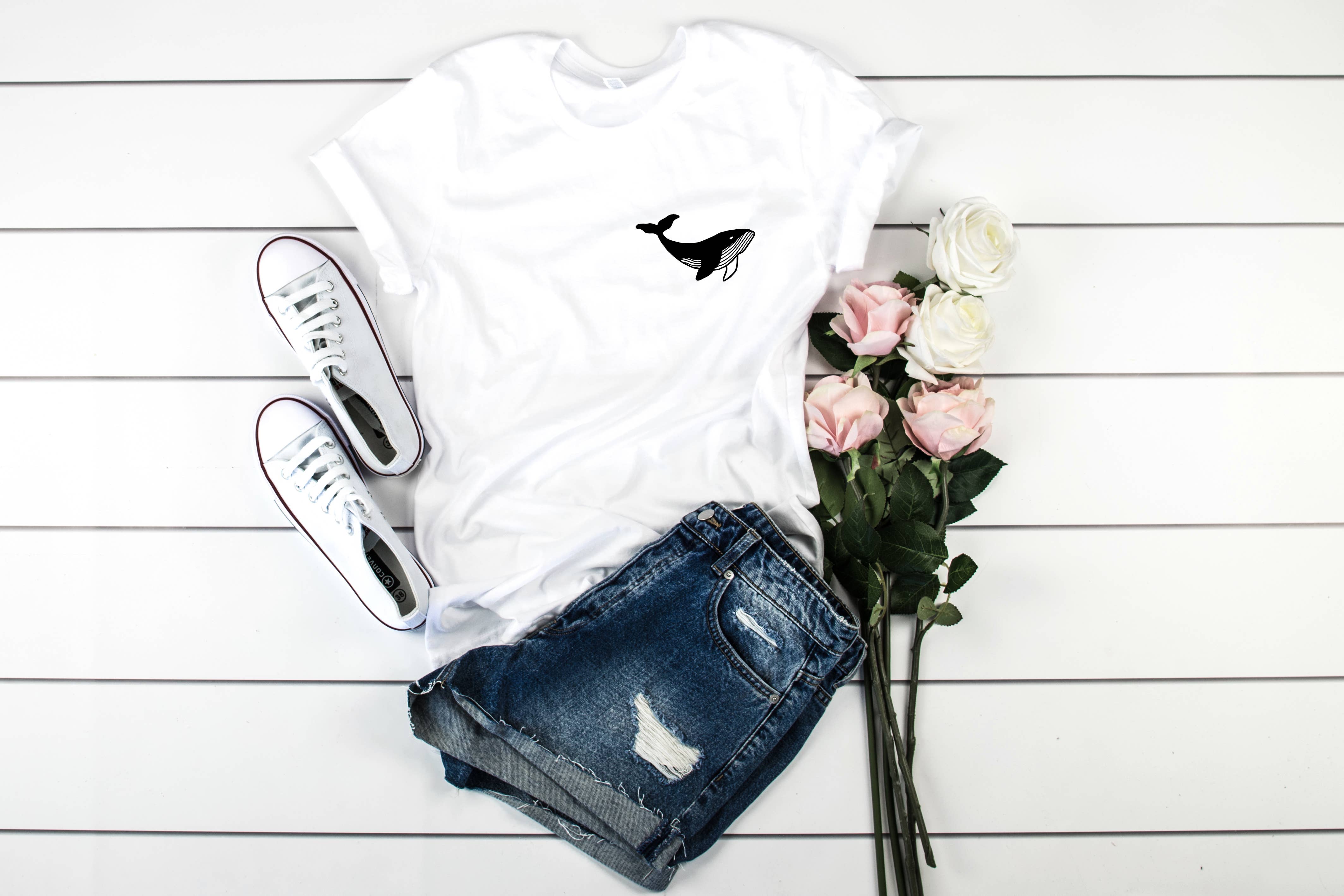 My Bella Vida Inc. - Wholesale T-Shirt (Graphic) - Women's - Whale Lover T-Shirt, Whale Shirt0