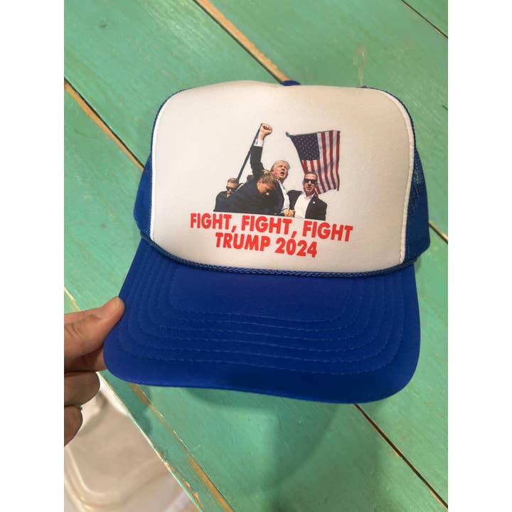 Vibes Hat Company - Wholesale Trucker Hat - Unisex - Trump Fight Trucker | Election Hats | Political Caps
